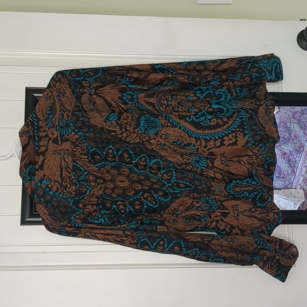 Lucky Brand Silk Blouse - Picture 2 of 4